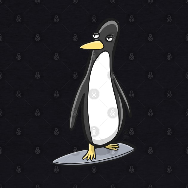 Penguin Linux surf by oscarsanchez